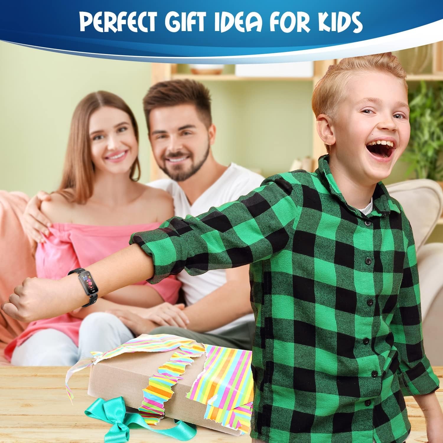 2022 Upgraded Kids Fitness Tracker Watch - Waterproof, Pedometer, Sleep Monitor & Calorie Counter for Ages 5-16 - Perfect for Boys & Girls!