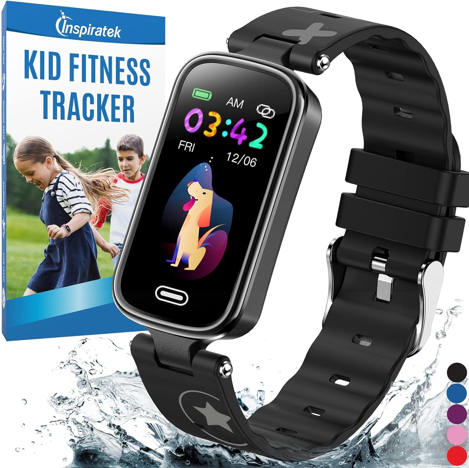 2022 Upgraded Kids Fitness Tracker Watch - Waterproof, Pedometer, Sleep Monitor & Calorie Counter for Ages 5-16 - Perfect for Boys & Girls!